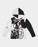 color block graphic hoodie