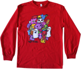Monster Stroll graphic long sleeve shirt